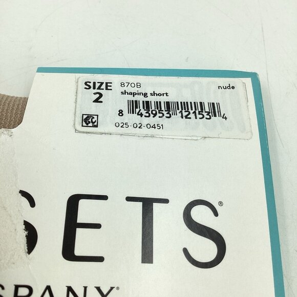Spanx Assets Womens High Waist Shaping Short Size 2 New Open Package *Nude* - Picture 5 of 7